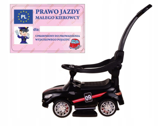 VEĽKÁ JAZDA, CHODÍK, PUSH 3v1, AUTO, AUTO S TLAČOM + VODIČSKÝ PREUKAZ